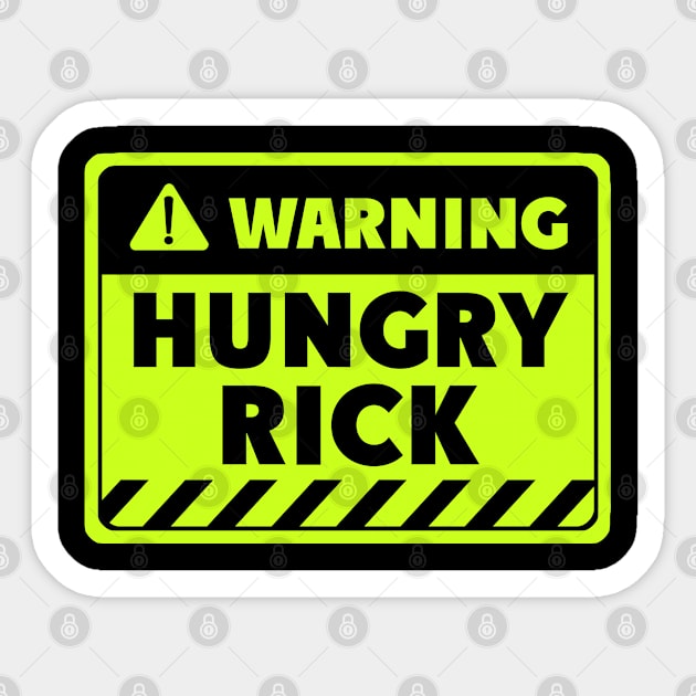 hungry Rick Sticker by EriEri